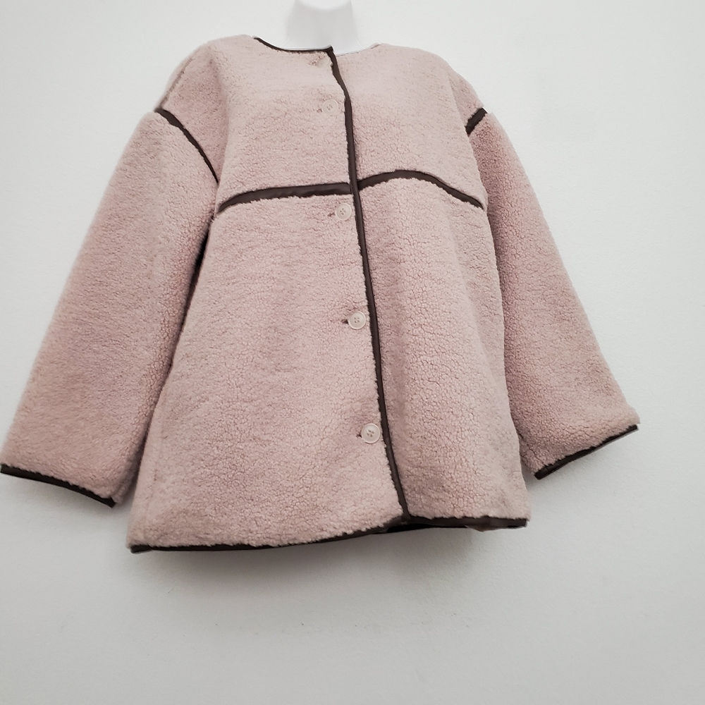 Women's Pink Boucle Jacket